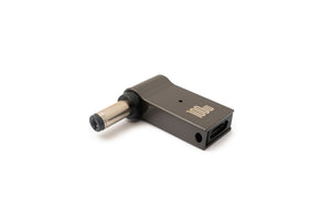 SYSTEM-S USB 3.1 Adapter Typ C Stecker zu DC 20V 5,5 x 2,1 mm Buchse in Grau