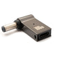 SYSTEM-S USB 3.1 Adapter Typ C Stecker zu DC 20V 5,5 x 2,1 mm Buchse in Grau