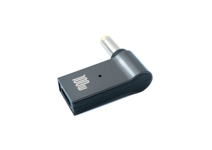 SYSTEM-S USB 3.1 adapter type C male to DC 20V 5.5 x 1.7 mm female in gray