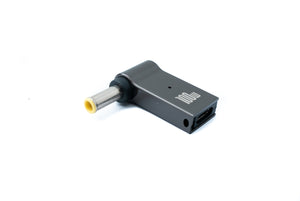 SYSTEM-S USB 3.1 Adapter Typ C Stecker zu DC 20V 5,0 x 3,0 mm Buchse in Grau