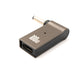 SYSTEM-S USB 3.1 Adapter Typ C Stecker zu DC 20V 3,5 x 1,35 mm Buchse in Grau