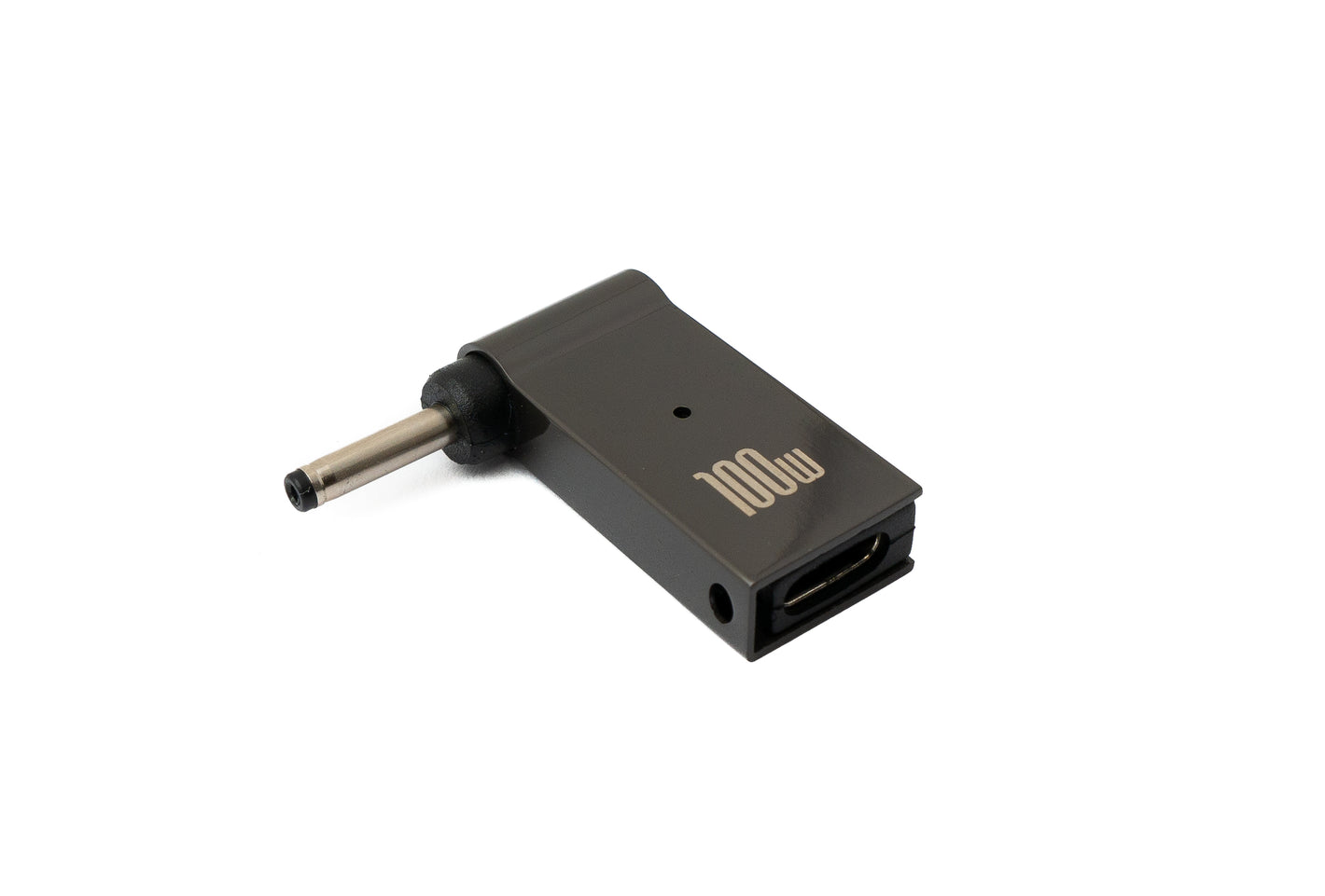 SYSTEM-S USB 3.1 Adapter Typ C Stecker zu DC 20V 3,0 x 1,1 mm Buchse in Grau