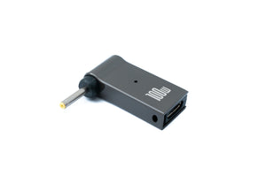 SYSTEM-S USB 3.1 adapter type C male to DC 20V 2.7 x 0.7 mm female in gray