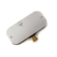 SYSTEM-S USB 3.1 Y Adapter Typ C Stecker zu 2x Buchse & HDMI 4K Buchse Kabel in Grau