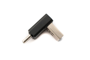 SYSTEM-S USB 3.0 adapter type A male to 3.1 C male angle 5 Gbit/s adapter in black