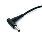 SYSTEM-S DC 20V Kabel 10 cm 4,0 x 1,35 Stecker zu USB 3.1 Typ C Buchse geflochten Winkel