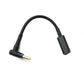 SYSTEM-S DC 20V Kabel 15 cm 4,0 x 1,7 Stecker zu USB 3.1 Typ C Buchse geflochten Winkel