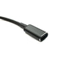 SYSTEM-S DC 20V Kabel 15 cm 4,0 x 1,7 Stecker zu USB 3.1 Typ C Buchse geflochten Winkel