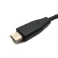 System-S USB Tipo C 3.1 a USB 2.0 cable en espiral cable de datos cable de carga cable adaptador 30 - 50 cm negro