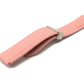 SYSTEM-S 20 mm leather strap for Samsung Galaxy Watch 5 4 Smartwatch in pink