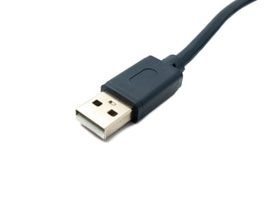 Cavo USB 2.0 da 120 cm Tipo A maschio a adattatore RS232 DB9 femmina in nero