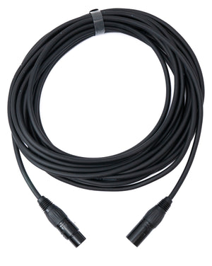 Cable de audio 10 m XLR 3 pines macho a adaptador AUX hembra en color negro