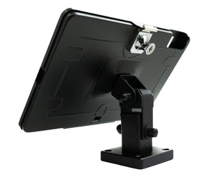 Support mural au plafond SYSTEM-S verrouillable et inclinable à 180° pour iPad 10,2" 9 8 7 en noir