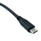 SYSTEM-S USB 3.1 cable 30 cm type C plug to 3.0 A plug angle 5 Gbit/s adapter in black 