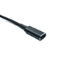 SYSTEM-S DC 20V Kabel 15 cm 5,5 x 3,0 Stecker zu USB 3.1 Typ C Buchse geflochten Winkel