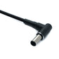SYSTEM-S DC 20V Kabel 15 cm 6,0 x 1,4 Stecker zu USB 3.1 Typ C Buchse geflochten Winkel