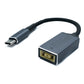 SYSTEM-S USB 3.1 Kabel 15 cm Typ C Stecker zu Lenovo Square Buchse geflochten