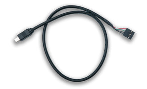SYSTEM-S USB 2.0 Kabel 50 cm Mini B Stecker zu 9 Pin Dupont Buchse 9Pin Buchse