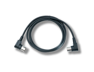 SYSTEM-S MIDI Kabel 150 cm Din 5 Pin Stecker zu Stecker Winkel