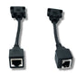 SYSTEM-S Ethernet VGA over IP Konverter 2x 15 cm VGA zu LAN RJ45 Buchse 20m Reichweite