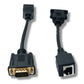 SYSTEM-S Ethernet VGA over IP Konverter 2x 15 cm VGA zu LAN RJ45 Buchse 20m Reichweite