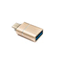 Adaptateur SYSTEM-S USB 3.1 type C mâle vers 3.0 A femelle 5 Gbit/s 100W en rose jaune blanc