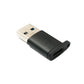 SYSTEM-S USB 3.1 adapter type C female to 3.0 A male loop 5 Gbit/s 100W in black