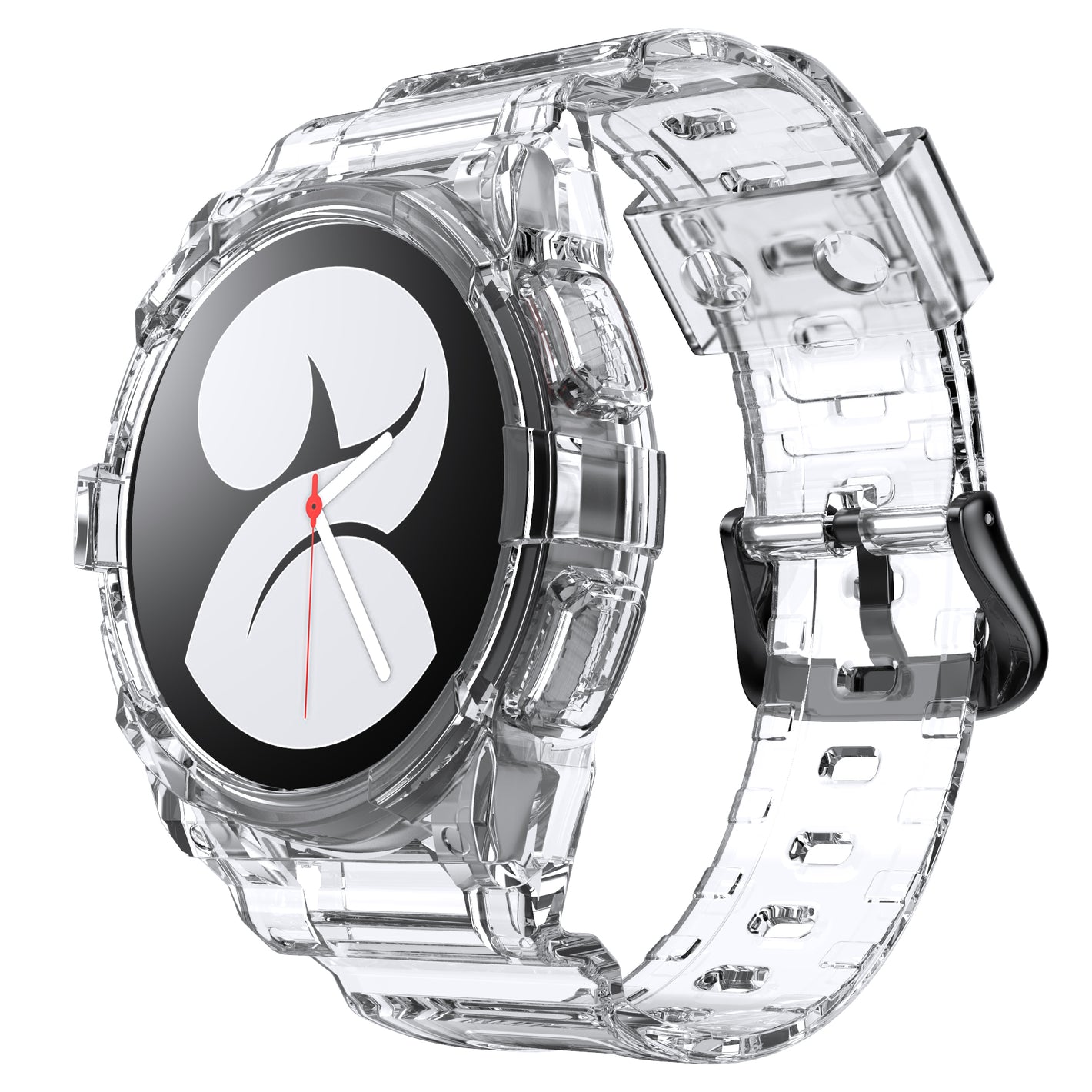 Funda y correa 40 mm TPU para Samsung Galaxy Watch 5 4 Smartwatch Transparente