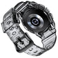 SYSTEM-S Hülle und Armband 40 mm TPU für Samsung Galaxy Watch 5 4 in Schwarz Transparent