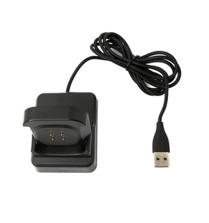 SYSTEM-S USB 2.0 Kabel 120 cm Ladestation für Fitbit Versa 4 3 Sense 2 1 Smartwatch