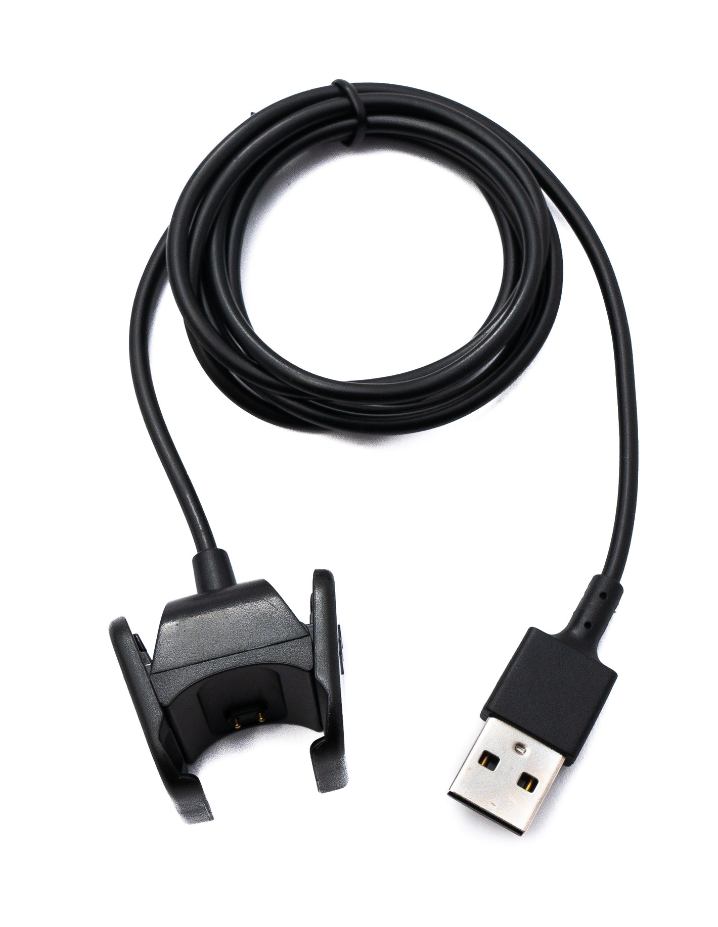 Cavo USB 2.0 Cavo di ricarica da 99 cm per Fitbit Charge 4 Smartwach in nero