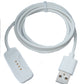 Cable USB 2.0 Estación de carga de 100 cm para smartwatch Oppo Watch 3 2 1 pro SE en blanco