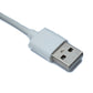 Cable USB 2.0 Estación de carga de 100 cm para smartwatch Oppo Watch 3 2 1 pro SE en blanco