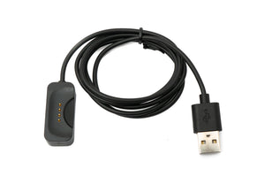 Cable USB 2.0 Estación de carga de 100 cm para reloj inteligente Oppo Watch 3 2 1 pro SE Negro