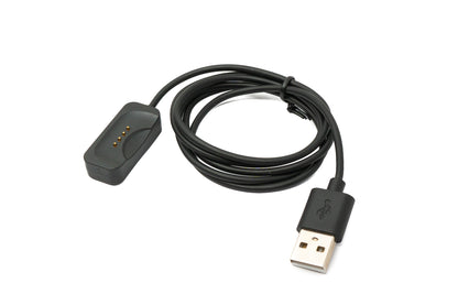 Cable USB 2.0 Estación de carga de 100 cm para reloj inteligente Oppo Watch 3 2 1 pro SE Negro