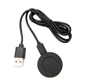 SYSTEM-S USB 2.0 Kabel 80 cm Ladestation für Huawei Watch 1 Smartwatch 5V Adapter in Schwarz