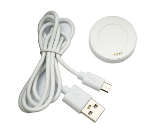 SYSTEM-S USB 2.0 cable 80 cm charging station for Huawei Watch 1 Smartwatch 5V adapter in white