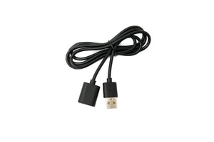 SYSTEM-S USB 2.0 Kabel 96cm Ladekabel für Huawei Honor Band 5i Smartwatch Adapter Schwarz