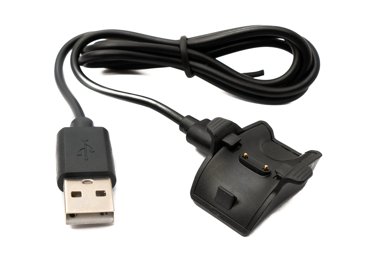 Cavo USB 2.0 Cavo di ricarica da 75 cm per Huawei Band 3 4 5 Honor Band 3 Pro in nero