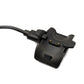 SYSTEM-S USB 2.0 Kabel 75 cm Ladekabel für Huawei Band 3 4 5 Honor Band 3 Pro in Schwarz