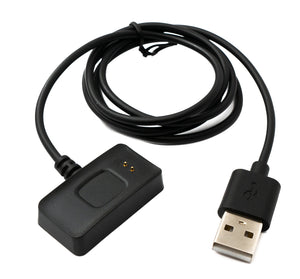 SYSTEM-S USB 2.0 Kabel 93 cm Ladestation für Huawei Honor A2 Smartwatch Adapter Schwarz