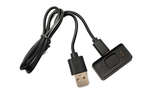 Cable USB 2.0 Estación de carga de 75 cm para smartwatch Huawei Honor A2 en color negro