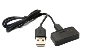 Cable USB 2.0 Estación de carga de 75 cm para smartwatch Huawei Honor A2 en color negro