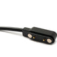 SYSTEM-S USB 2.0 Kabel 60 cm Ladekabel für Xiaomi Haylou Solar Plus RT3 in Schwarz