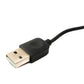 SYSTEM-S USB 2.0 Kabel 60 cm Ladekabel für Xiaomi Haylou Solar Plus RT3 in Schwarz