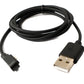 Cable USB 2.0 Cable de carga de 100 cm para Xiaomi Haylou LS02 LS01 en color negro