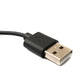 USB 2.0 cable 100 cm charging cable for Xiaomi Haylou LS02 LS01 in black