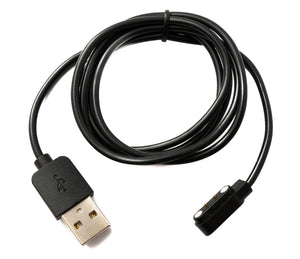 USB 2.0 cable 100 cm charging cable for Xiaomi Haylou LS05 Solar LS05 in black