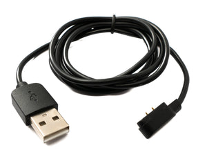 SYSTEM-S USB 2.0 Kabel 100 cm Ladekabel für Xiaomi Haylou LS05 Solar LS05 in Schwarz