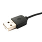 Cable USB 2.0 Cable de carga de 100 cm para Xiaomi Haylou LS05 Solar LS05 en color negro